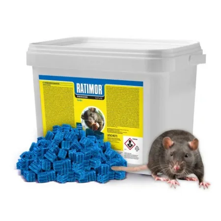 RATIMOR Brodifacoum, 0,029g, Wax blok, 5 kg, extra sterk